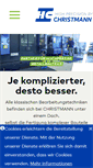 Mobile Screenshot of christmann-gmbh.de